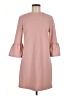 She + Sky Solid Pink Casual Dress Size M - photo 1