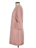 She + Sky Solid Pink Casual Dress Size M - photo 5