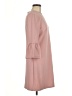 She + Sky Solid Pink Casual Dress Size M - photo 4