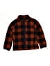 OshKosh B'gosh 100% Polyester Plaid Brown Jacket Size 7 - photo 1