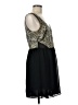 Peppermint Stars Black Cocktail Dress Size M - photo 4