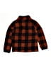 OshKosh B'gosh 100% Polyester Plaid Brown Jacket Size 7 - photo 2
