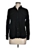 Ann Taylor LOFT Black Long Sleeve Button-Down Shirt Size M - photo 1