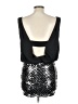 As U Wish 100% Polyester Black Sleeveless Top Size L - photo 2