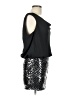 As U Wish 100% Polyester Black Sleeveless Top Size L - photo 4