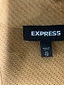Express 100% Polyester Tan Coat Size XS - photo 6