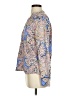 The Limited 100% Polyester Paisley Blue Long Sleeve Blouse Size S - photo 5