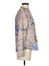 The Limited 100% Polyester Paisley Blue Long Sleeve Blouse Size S - photo 4