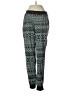 Almost Famous Print Teal Casual Pants Size S - photo 1
