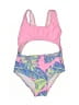 Unbranded Graphic Pink One Piece Swimsuit Size 100 - photo 1