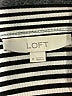 Ann Taylor LOFT Stripes Black Long Sleeve Top Size M - photo 7