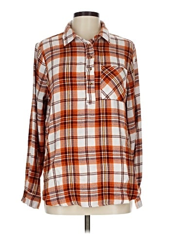 Cato Long Sleeve Button-Down Shirt (view 1)