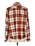 Cato Plaid Orange Long Sleeve Button-Down Shirt Size L - photo 2