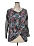 Zac & Rachel Gray Pullover Sweater Size 1X - photo 1