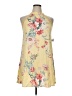 Eyeshadow 100% Rayon Yellow Casual Dress Size XL - photo 1