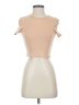 Zara Tan Short Sleeve Top Size S - photo 1