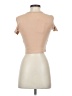 Zara Tan Short Sleeve Top Size S - photo 2