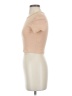 Zara Tan Short Sleeve Top Size S - photo 5