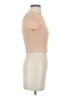 Zara Tan Short Sleeve Top Size S - photo 4