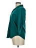 By & By 100% Polyester Hearts Teal Green 3/4 Sleeve Blouse Size M - photo 5