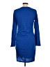 BTFBM Solid Blue Casual Dress Size L - photo 2