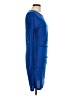 BTFBM Solid Blue Casual Dress Size L - photo 4