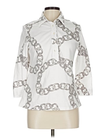 J. McLaughlin 3/4 Sleeve Button-Down Shirt (view 1)