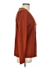 Ann Taylor LOFT Brown Long Sleeve Blouse Size L - photo 4