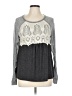 Rewind Gray Long Sleeve Top Size L - photo 1