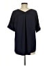 Caramela Blue Short Sleeve Blouse Size M - photo 2