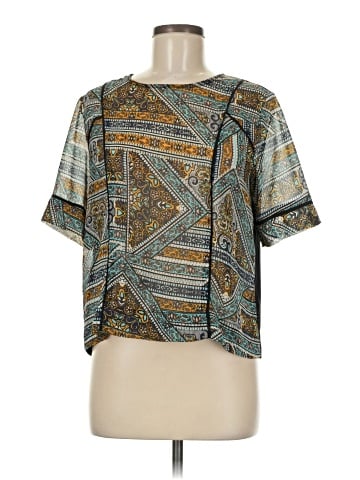 Harlowe & Graham Short Sleeve Blouse (view 1)