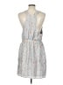 BCBGeneration Hearts Gray Casual Dress Size L - photo 2