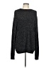 INC International Concepts Metallic Black Pullover Sweater Size L - photo 1