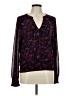 Evereve Burgundy Long Sleeve Blouse Size M - photo 1