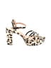 Cole Haan Animal Print Ivory Tan Sandals Size 10 - photo 1