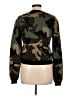 Moschino Couture 100% Wool Camo Green Wool Pullover Sweater Size 12 - photo 2