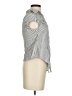 Rebellion 100% Rayon Stripes Gray Sleeveless Button-Down Shirt Size S - photo 4