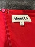 About Us 100% Polyester Hearts Red Cocktail Dress Size M - photo 7