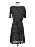 MNG Polka Dots Black Casual Dress Size 4 - photo 2