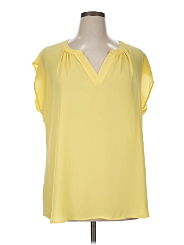 Roz & Ali Short Sleeve Blouse (view 1)