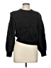 Torn by Ronny Kobo Metallic Black Pullover Sweater Size M - photo 1