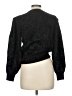 Torn by Ronny Kobo Metallic Black Pullover Sweater Size M - photo 2