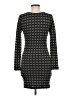 Mind Code Polka Dots Gray Casual Dress Size M - photo 2