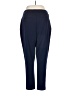 Cato Solid Blue Active Pants Size 14 - photo 2