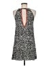 THML 100% Rayon Animal Print Black Casual Dress Size M - photo 2