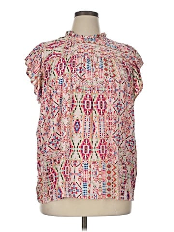Haptics Short Sleeve Blouse (view 1)