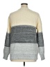 Fashion 100% Acrylic Color Block Gray Pullover Sweater Size XL - photo 2