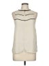 Chloe K 100% Polyester Ivory Sleeveless Blouse Size M - photo 1