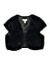 Speechless 100% Polyester Black Faux Fur Vest Size 14 - photo 1