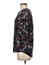 Anne Klein Paisley Black Purple Long Sleeve Blouse Size M - photo 5